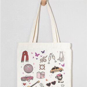 Francesca's Melanie Song Icons Music Tote Bag (Taylor Swift The Eras Tour) NWT